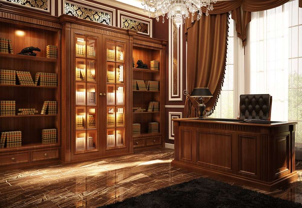 home-library-cabinets